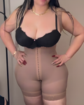 Front Hook Eye Adjustable Straps Shapewear RosyBrown