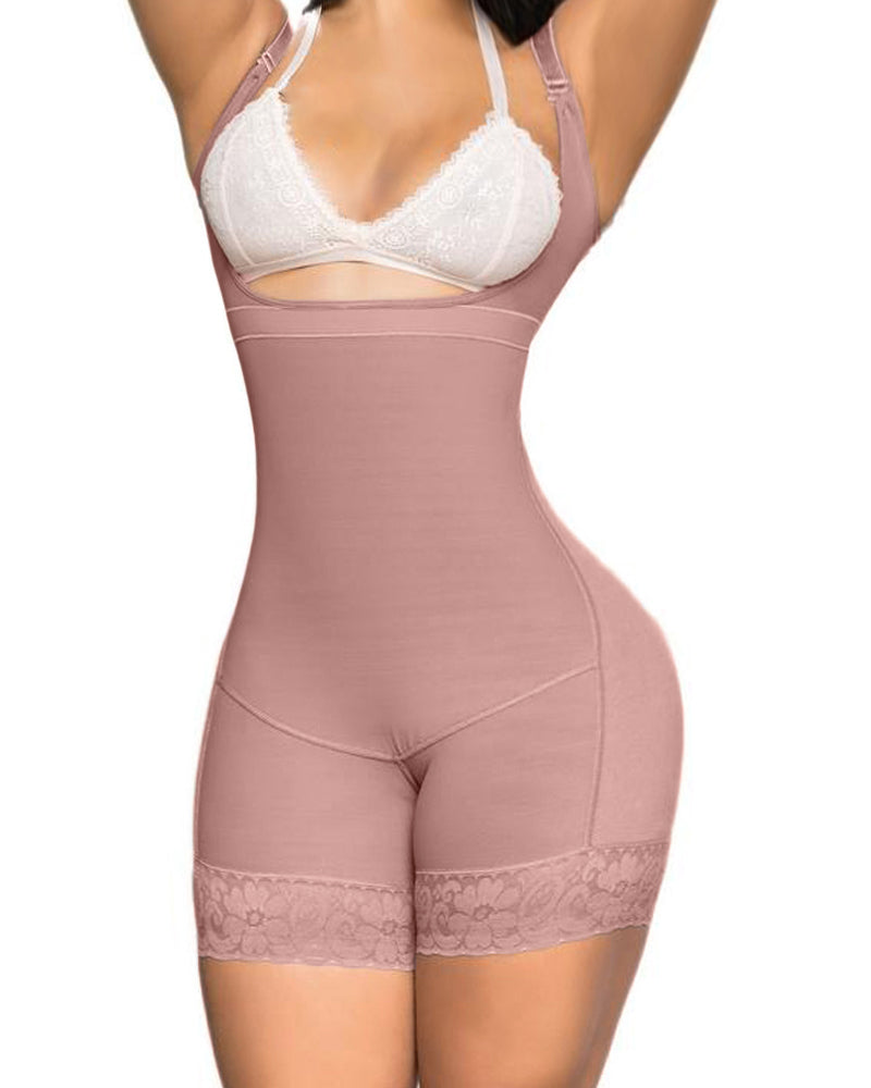 Liposculpture Invisible Girdle High-back Short - Light Line RosyBrown