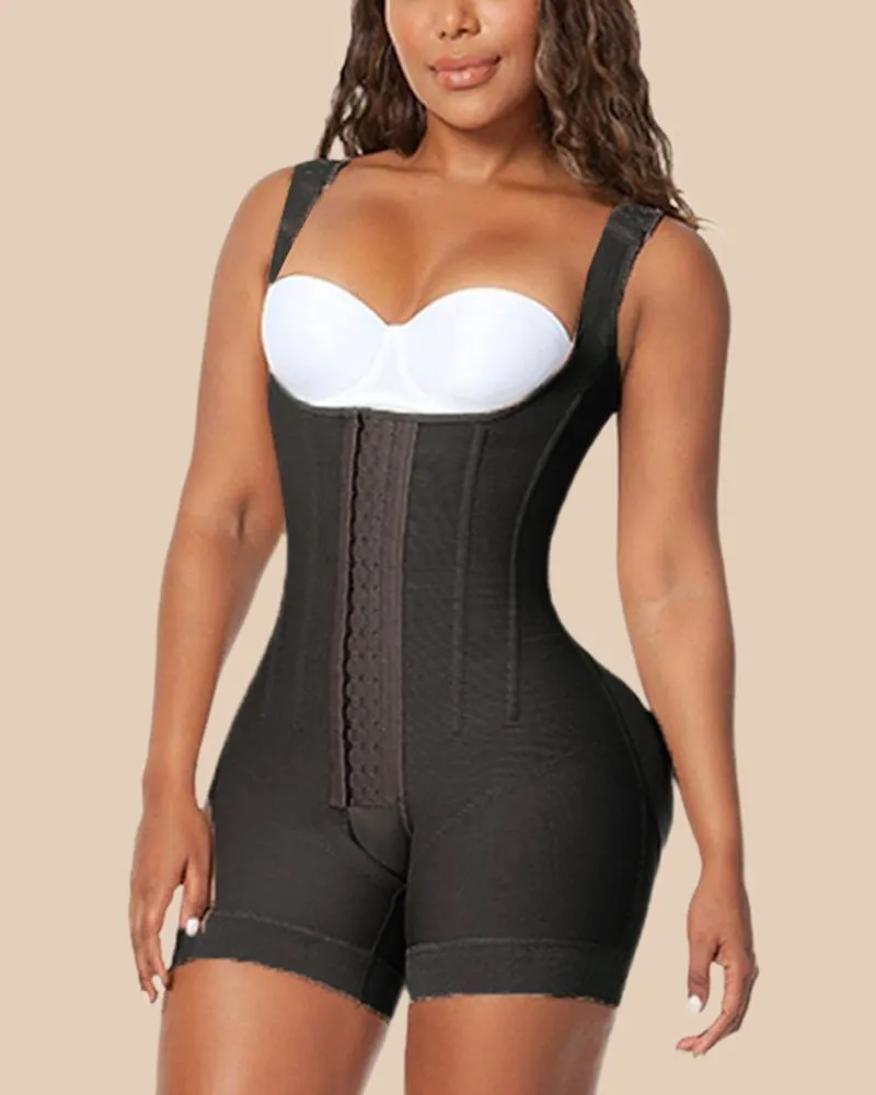 Women Sleeveless Butt Lifting Extreme Compression Shapewear Black