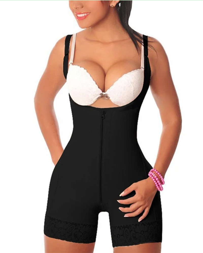 Stretchy Slimmer Weight Loss Tummy Control Shapewear Black