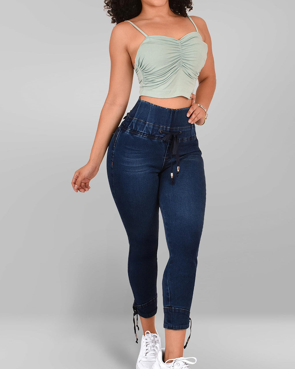High Waisted Butt Lifting Skinny Jeans
