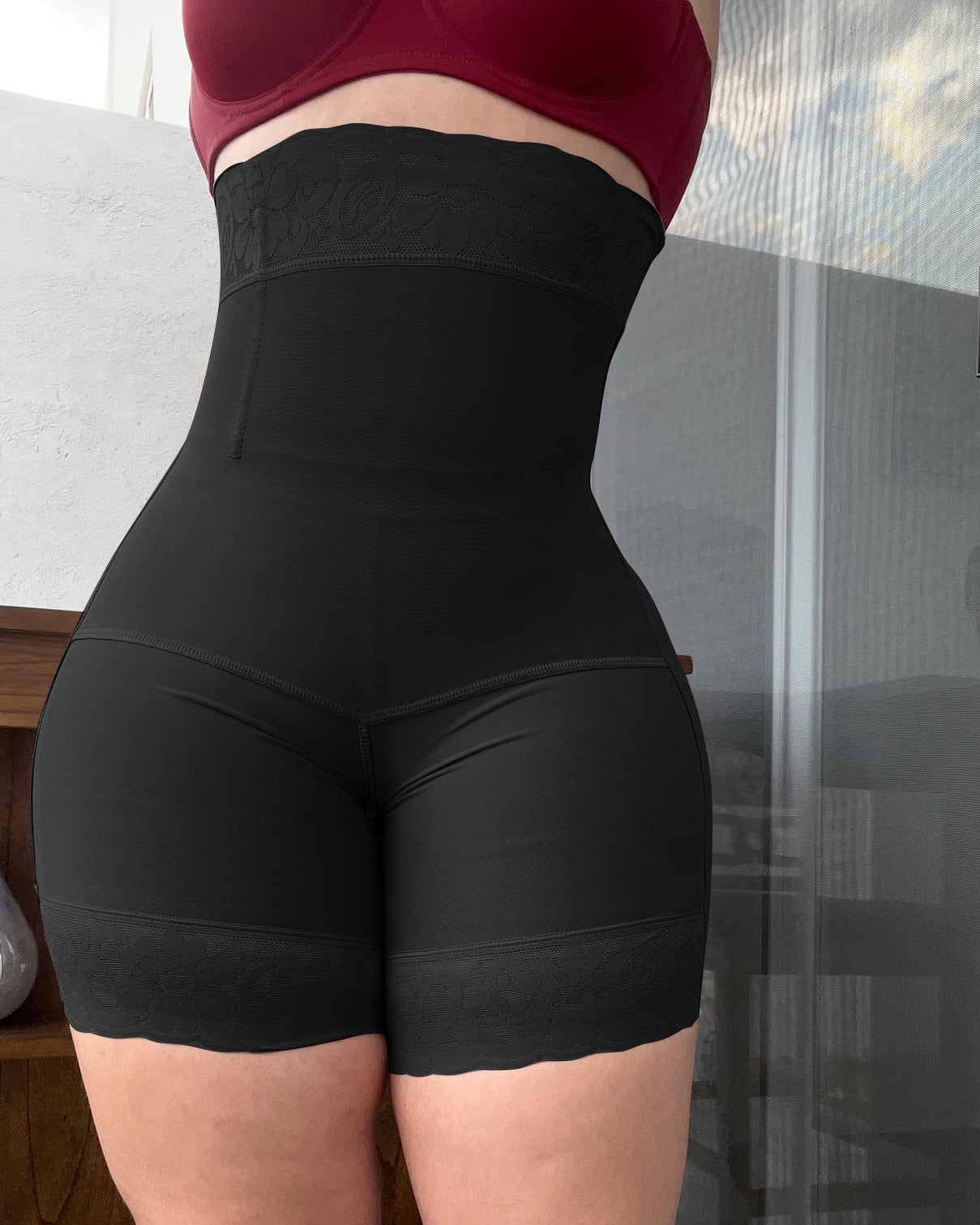 FashionTummy Control Butt Lifter Slimming Shorts Black