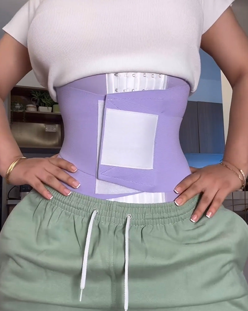 Double Compression Slimming Hourglass Waistband Violet