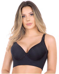 Extra Firm High Compression Full Cup Push Up Bra Black