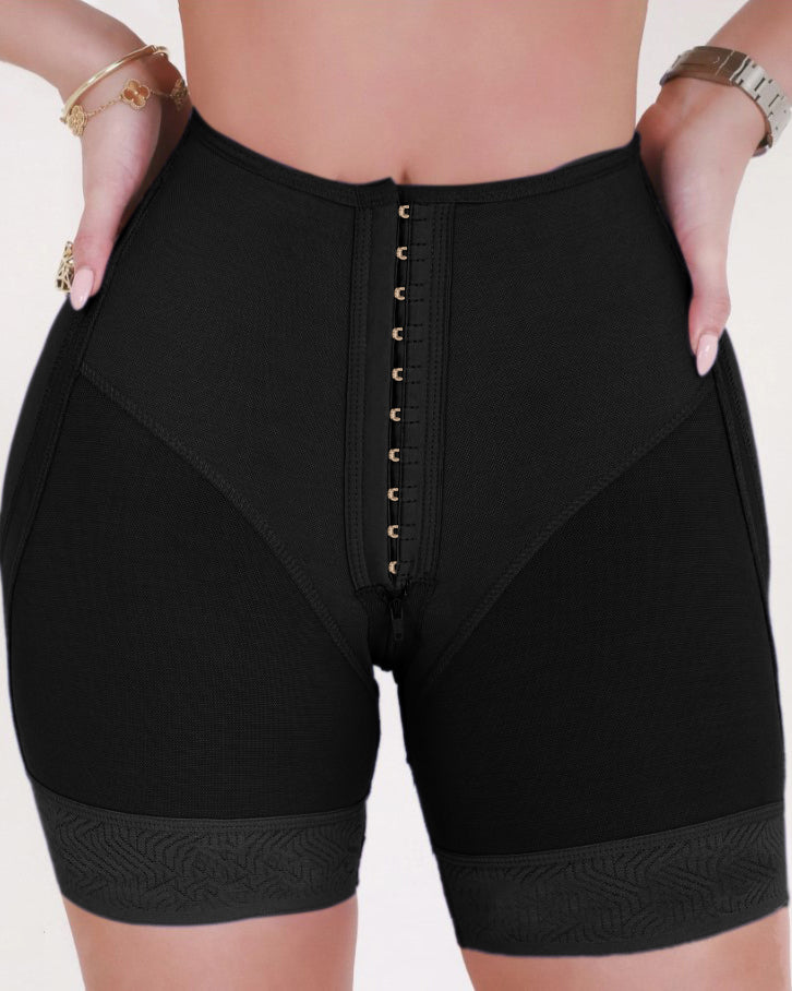 High Waist Hourglass Shaping Shorts Black