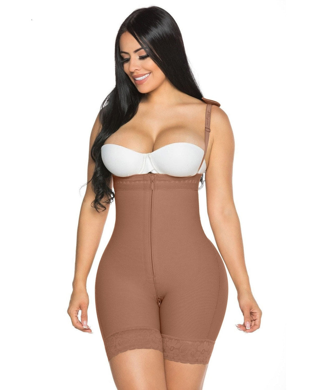 Women Compression Tummy Control With Zipper Shapewear