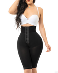 Women's Butt Lifting Mid Length Shorts Black