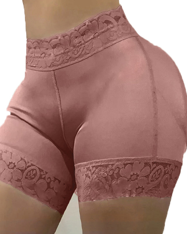 High Enhancement Butt Lift Shorts Invisible RosyBrown