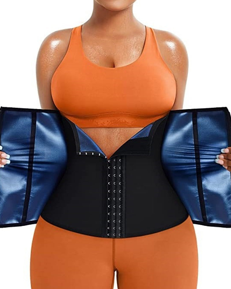 Sports Waist Belt With Buckle Blue