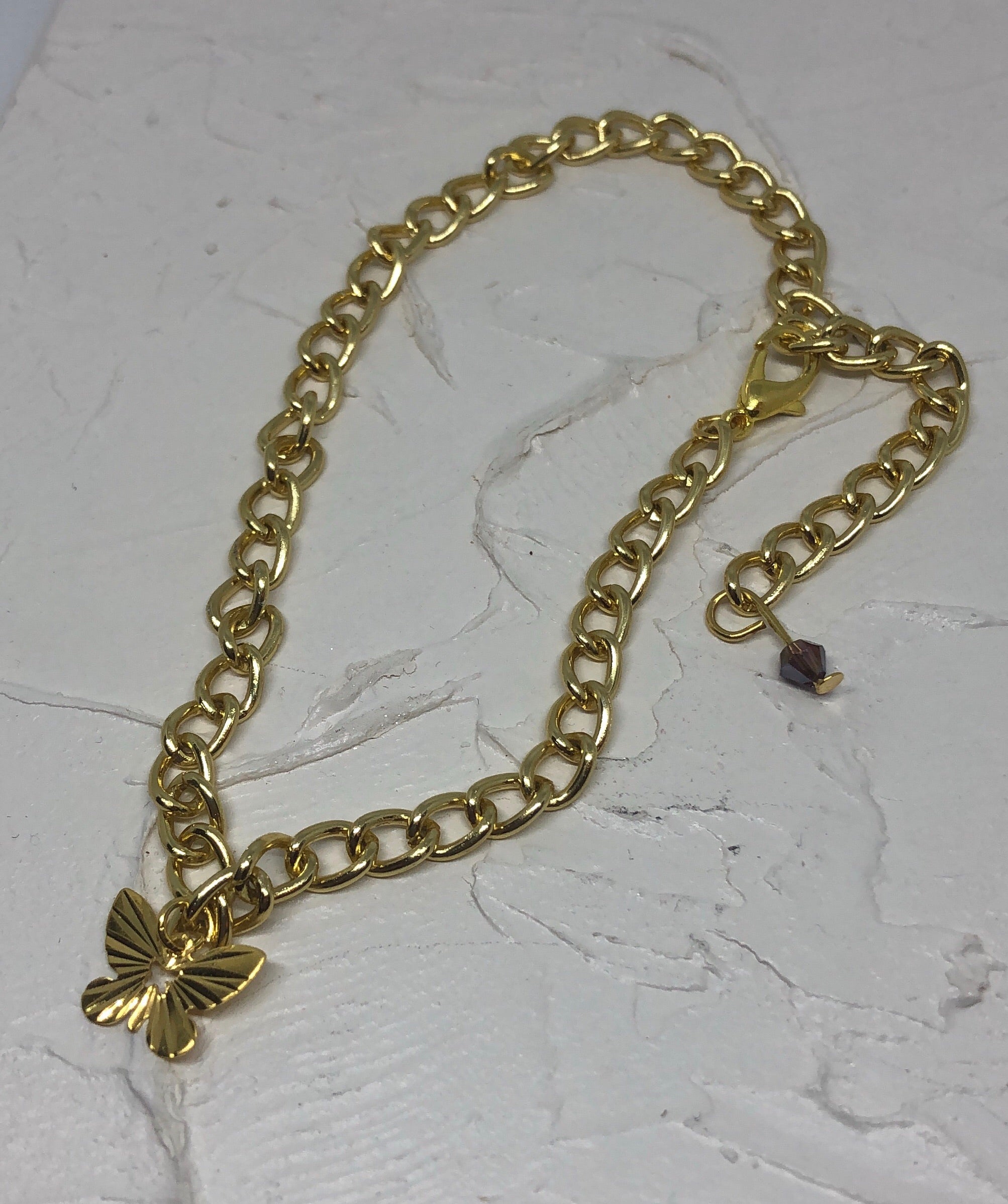 Butterfly anklet