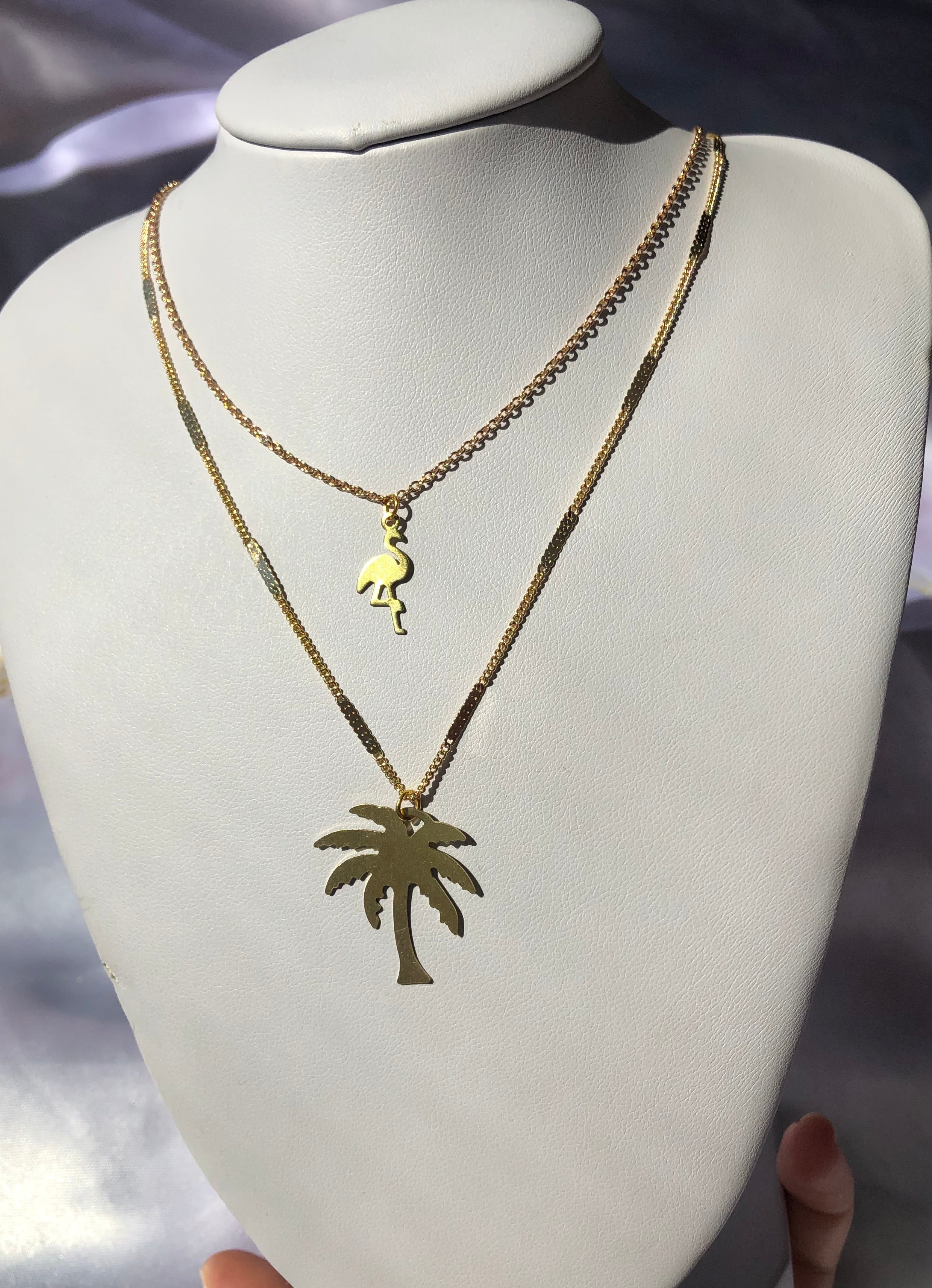 Flamingo necklace