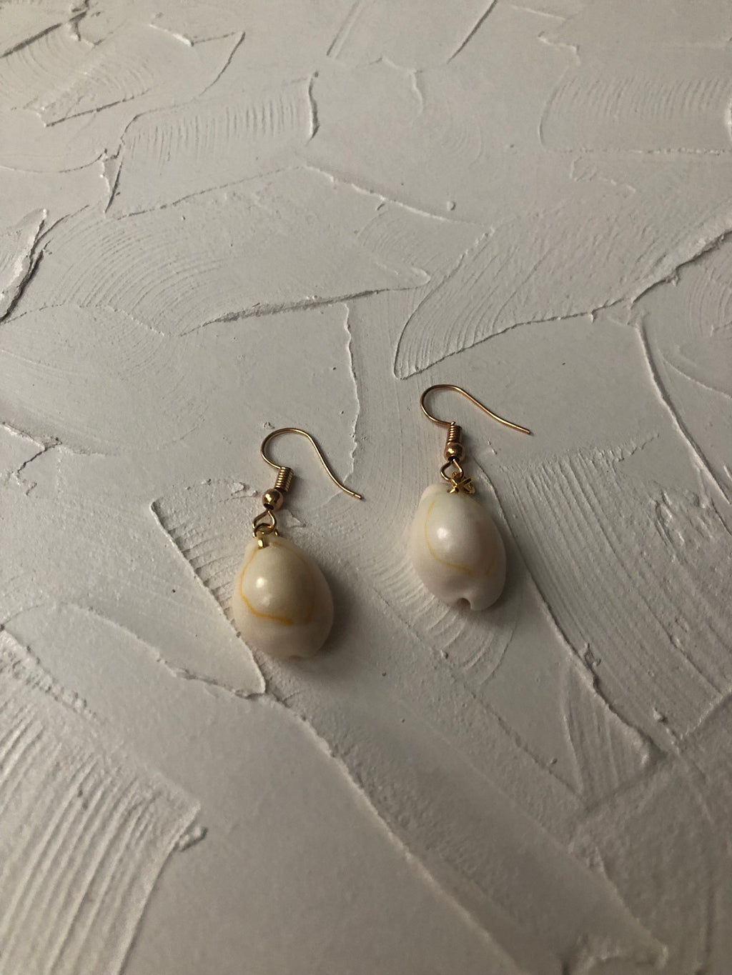 Small seashell earrings