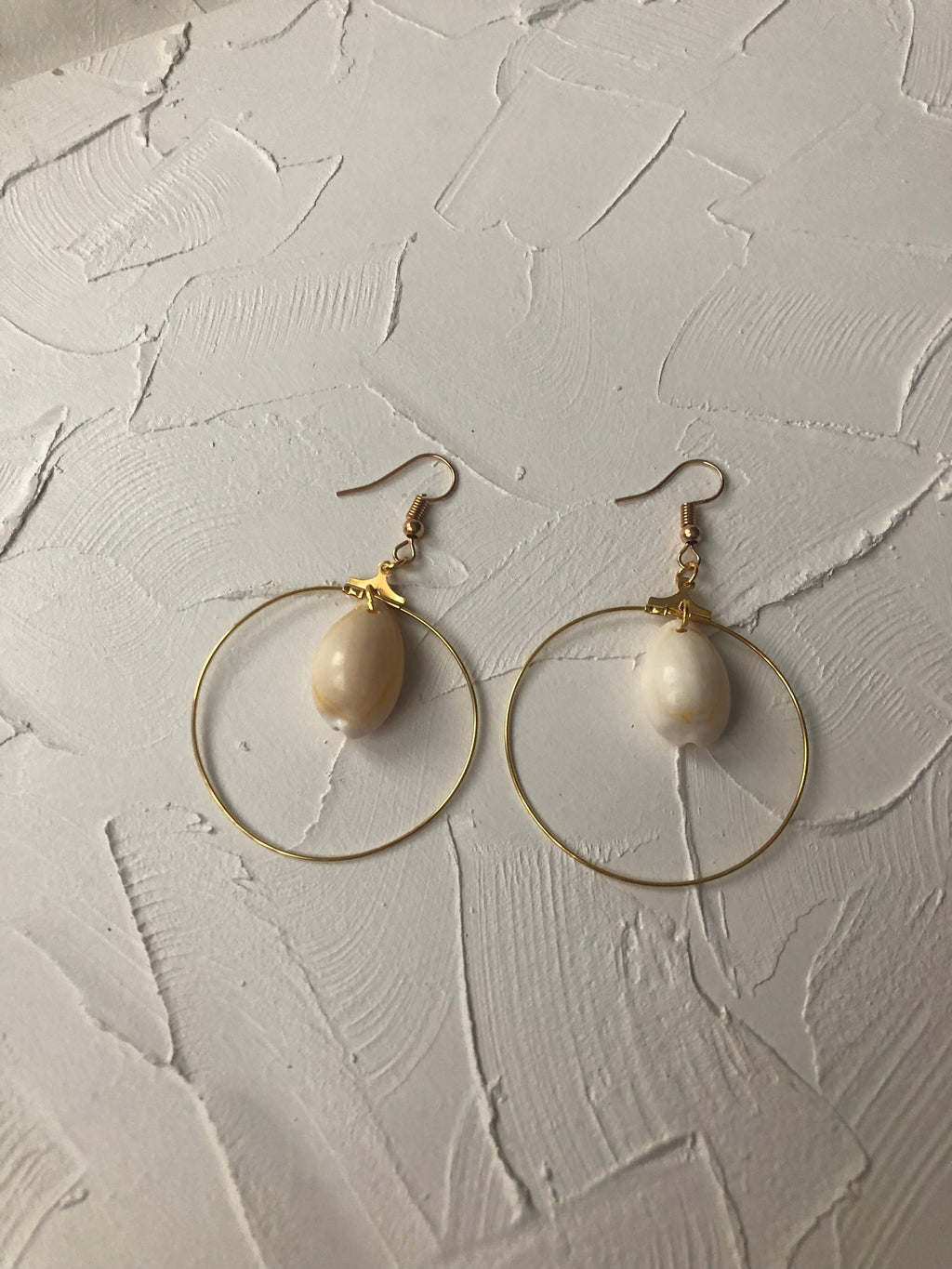 Seashell hoops
