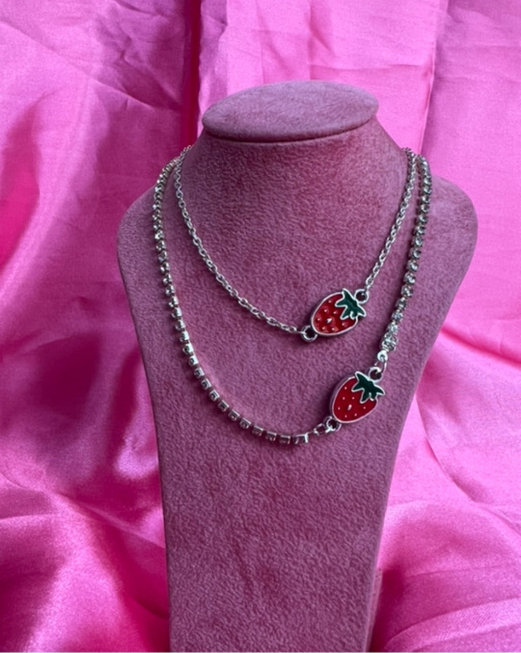 Strawberry necklace