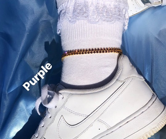 Ashley anklet Purple Double