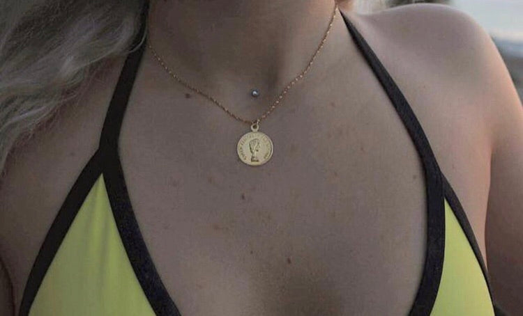 Coin pendant chain