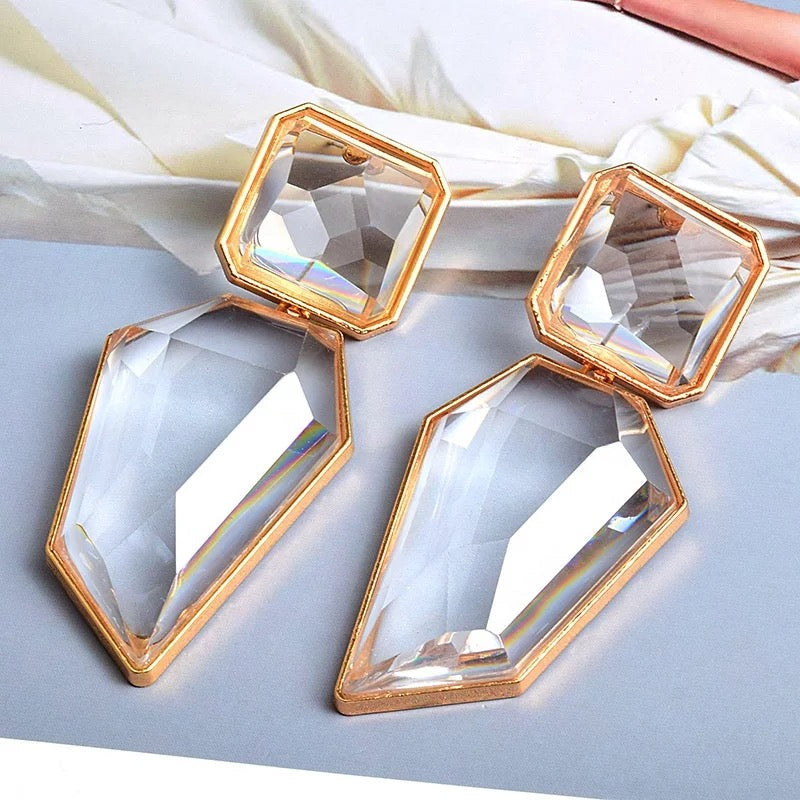 CRYSTAL GALORE EARRINGS