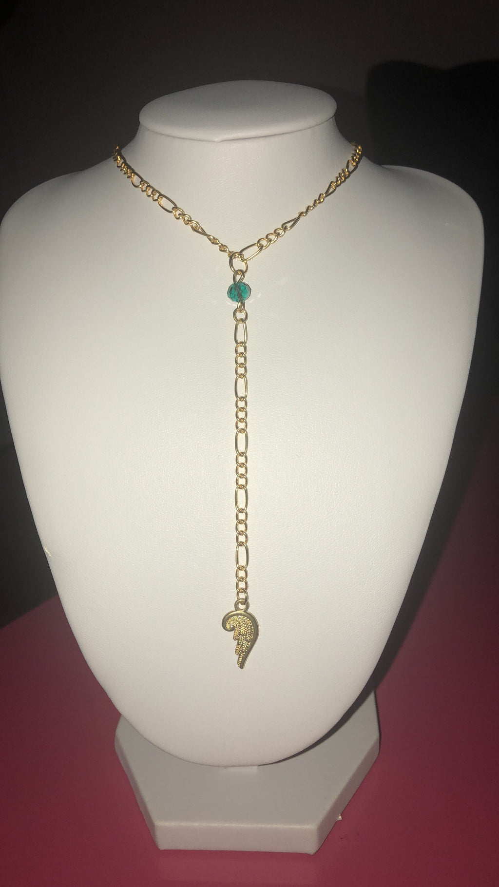 Drop down necklace