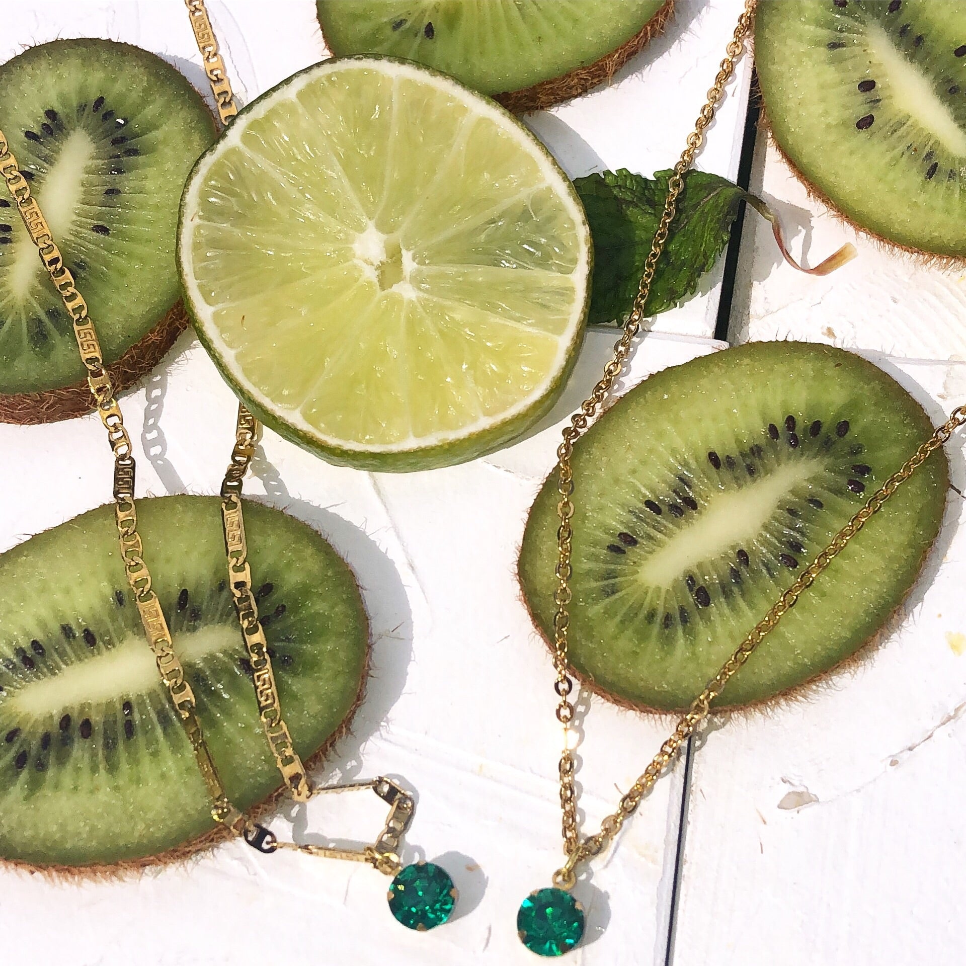Icy drop necklace
