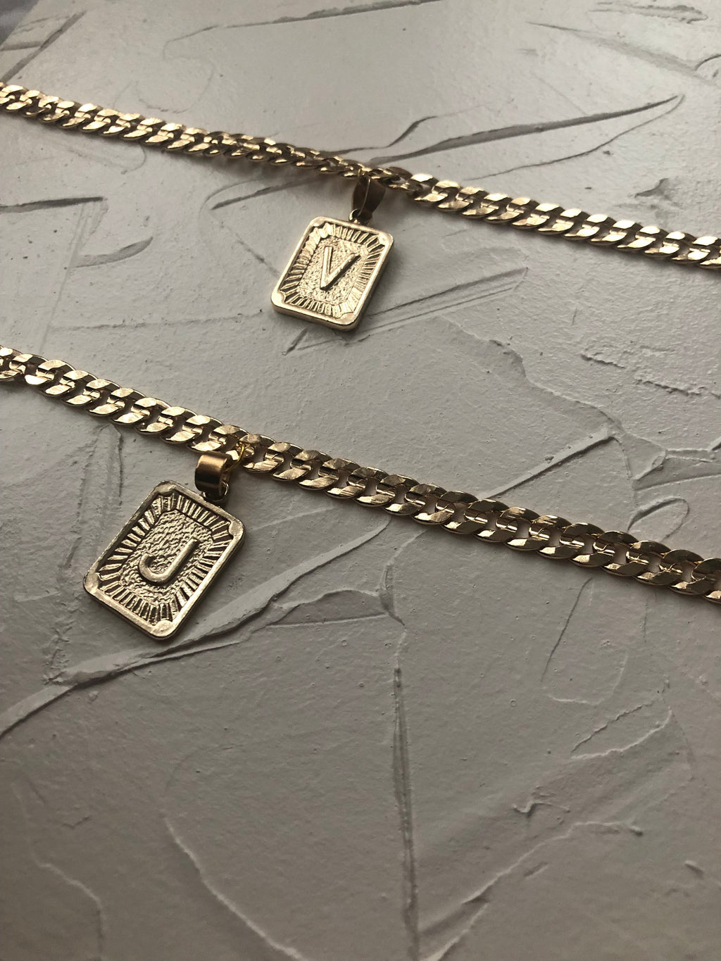 Letter anklet