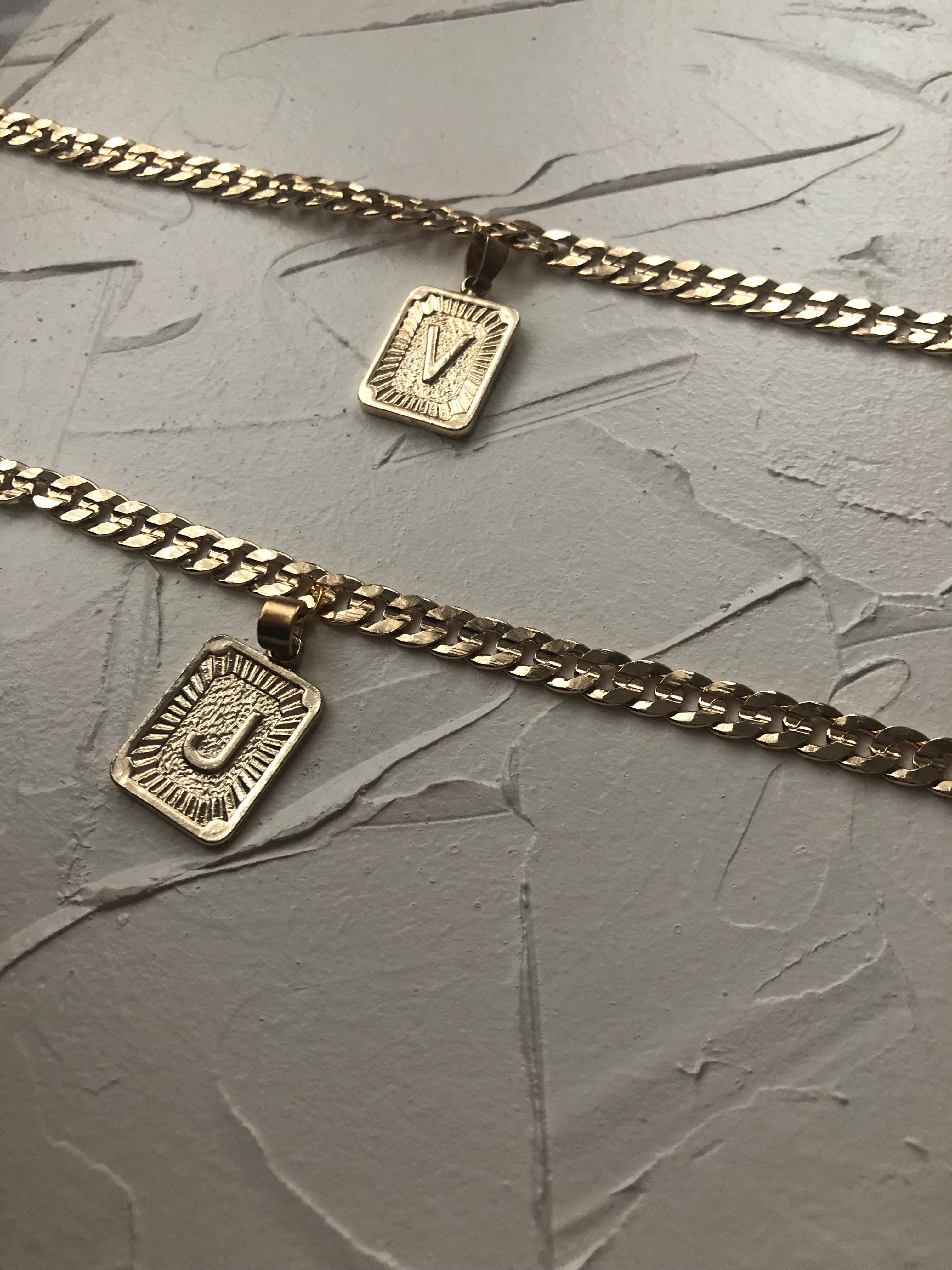Letter anklet