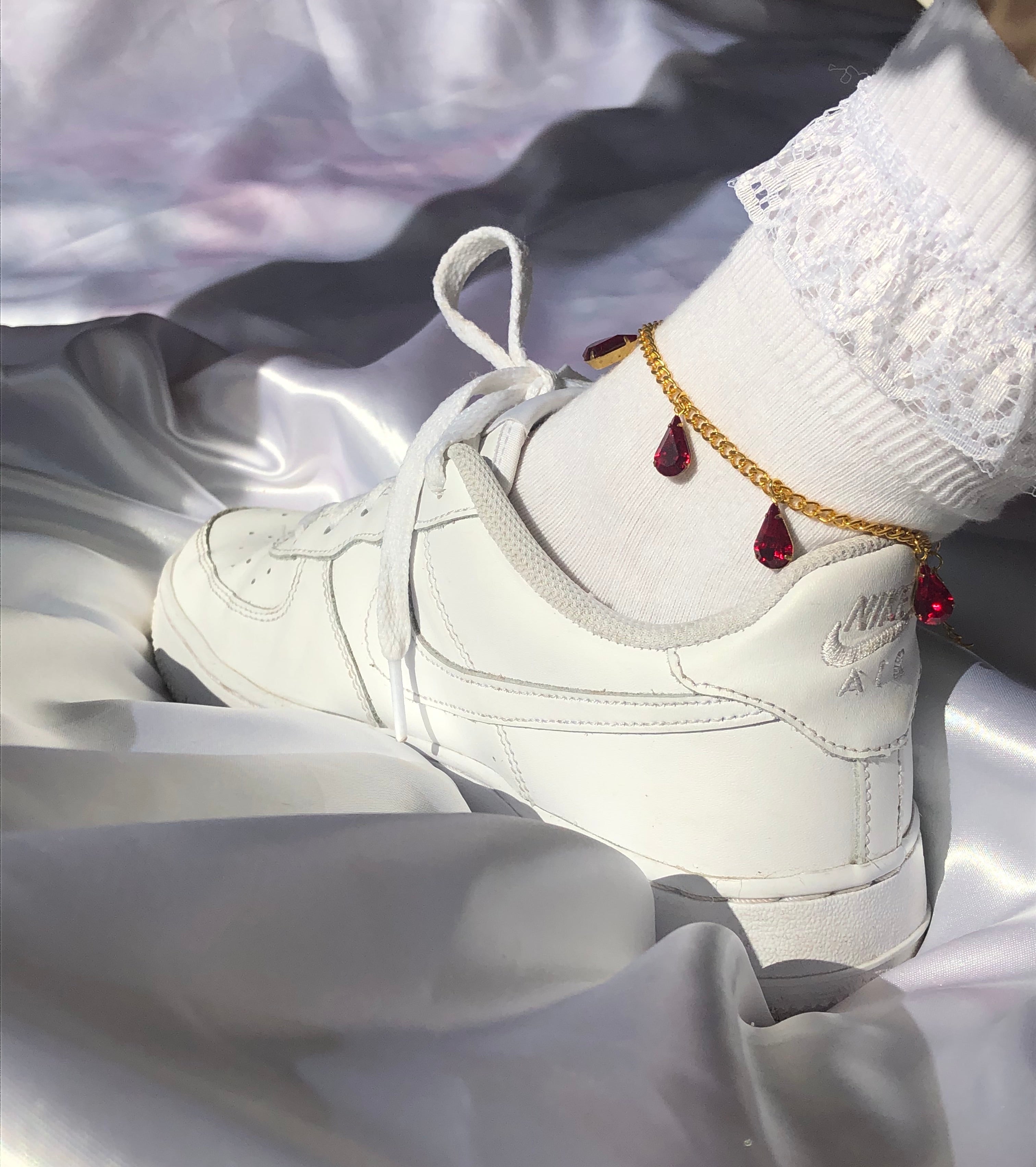 Rain drop anklet