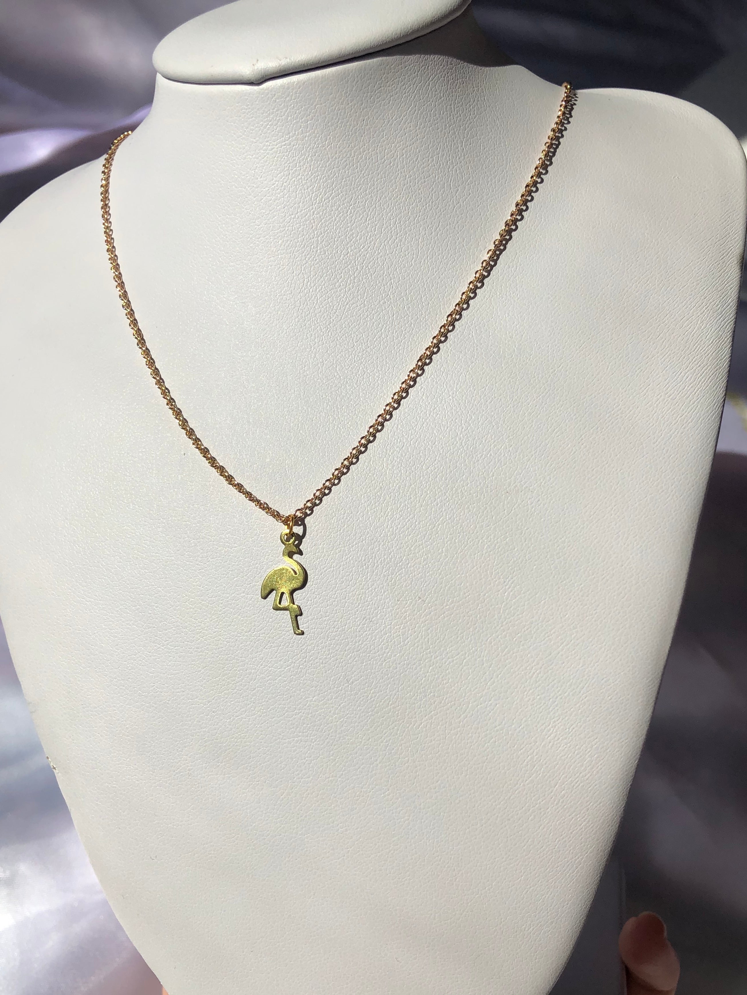 Flamingo necklace