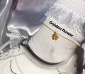 Pendant anklet III Golden flower