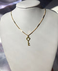 Love key necklace