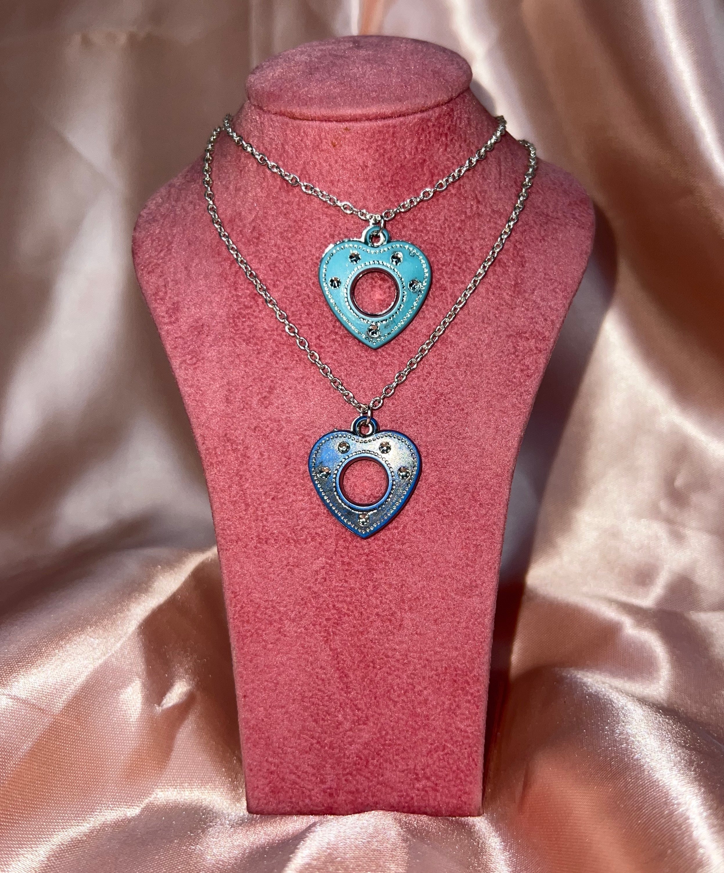 Colour heart necklace