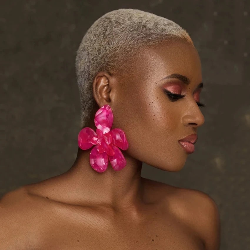 “LILY” EARRING - PINK