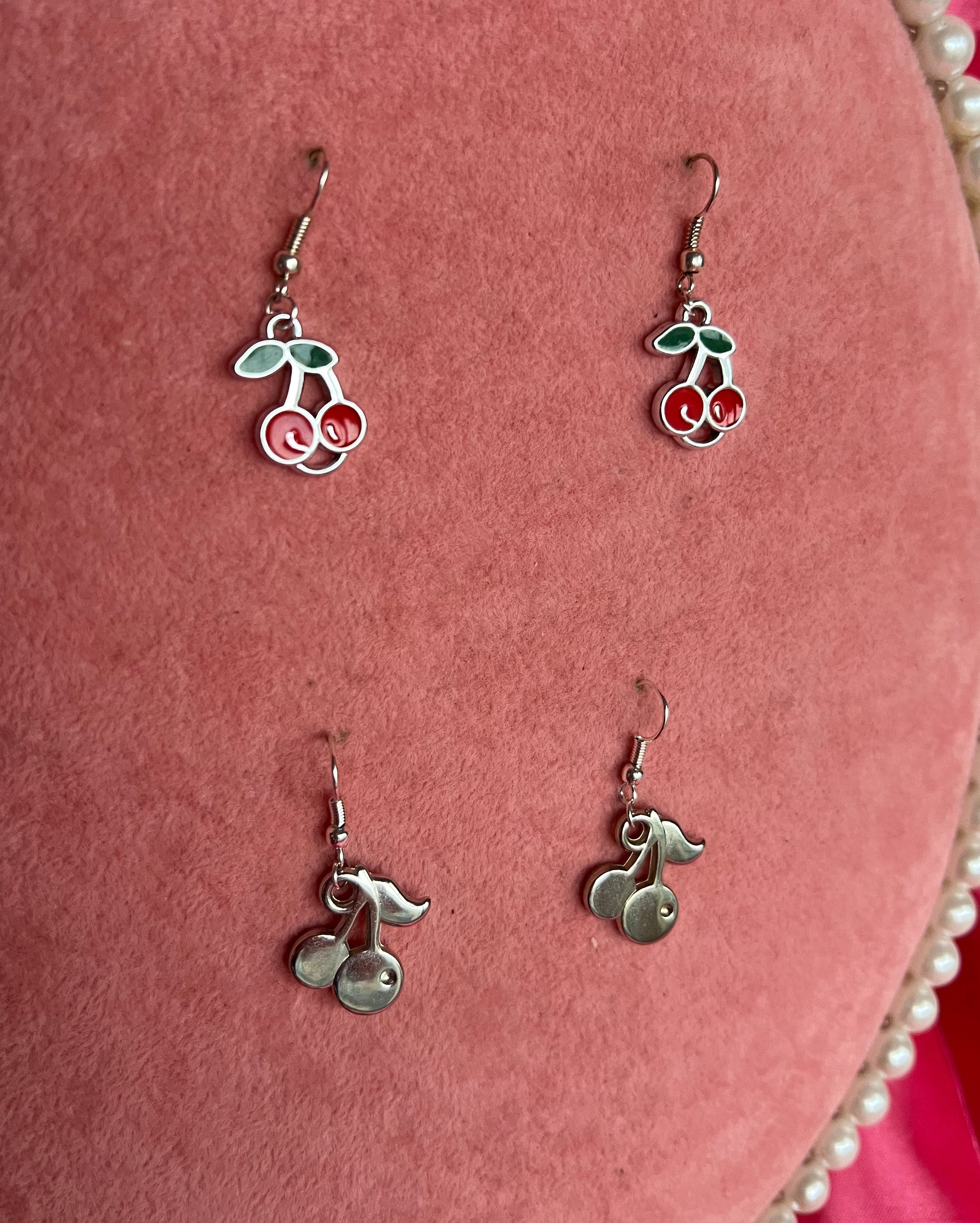 Cherry earrings