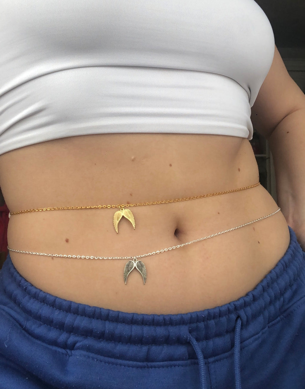Wings belly chain Trace
