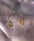Bamboo letter hoops