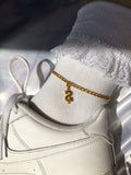 Dollar sign anklet