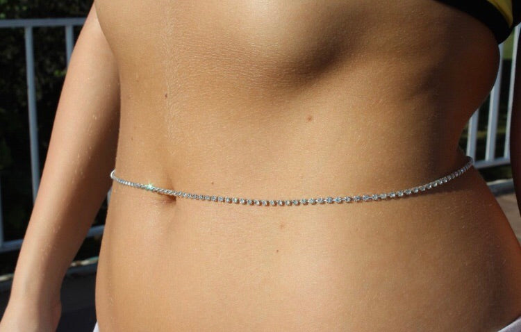 Sunset belly chain Gold