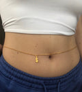 Dollar sign/music note pendant belly chain Dollar sign