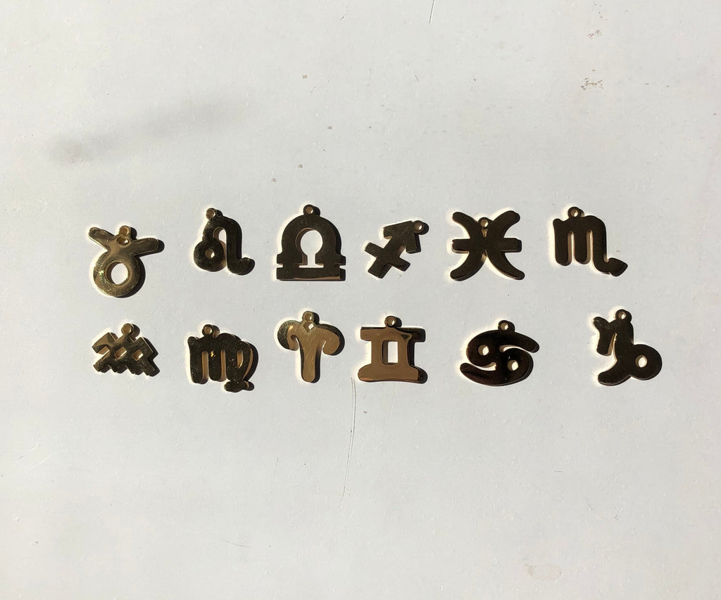 Zodiac sign anklet