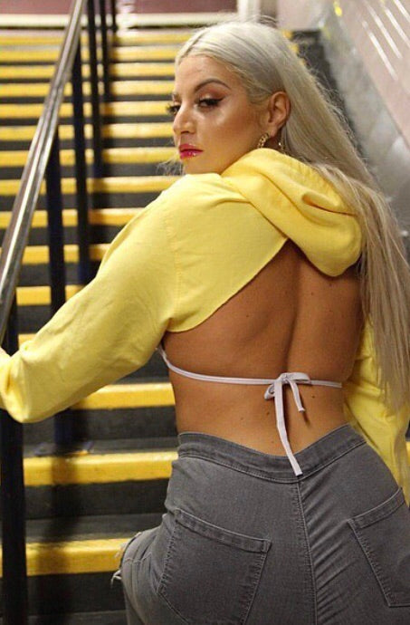 Cut out hoodie