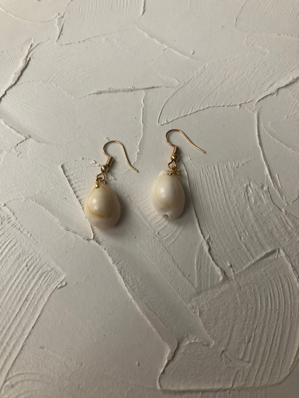 Small seashell earrings