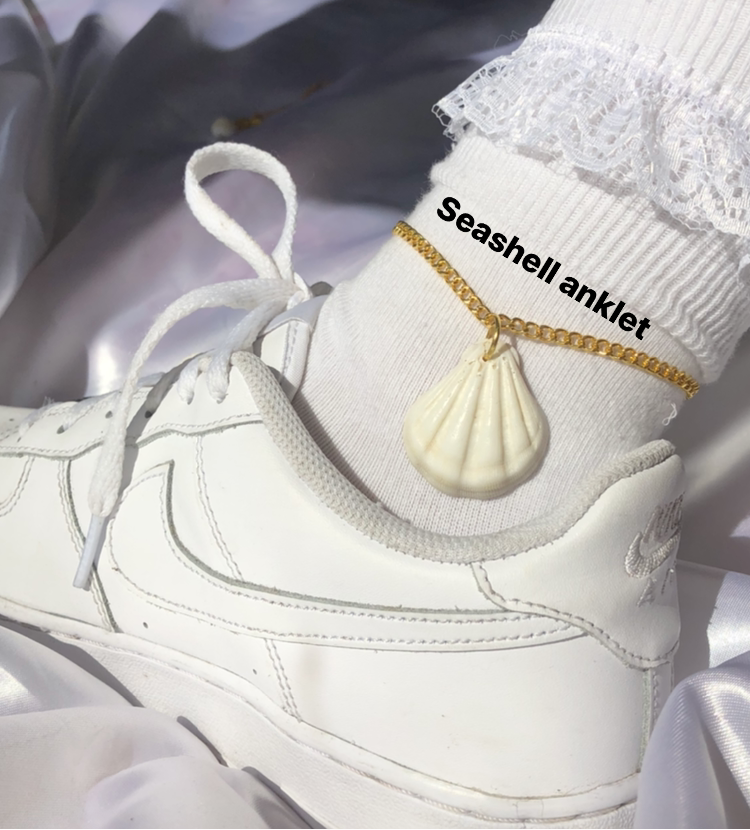 Seashell anklet Seashell