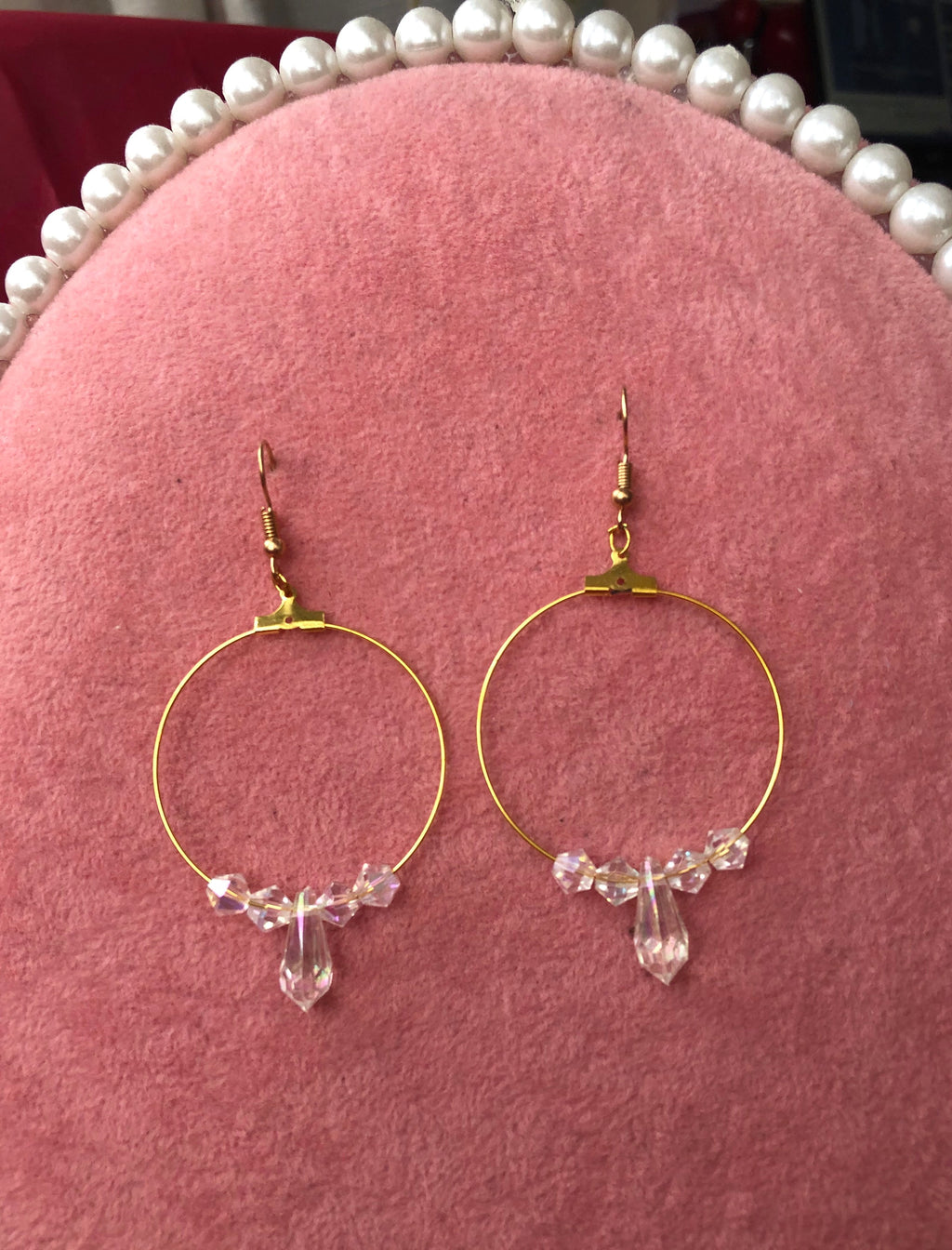 Chandelier earrings Gold