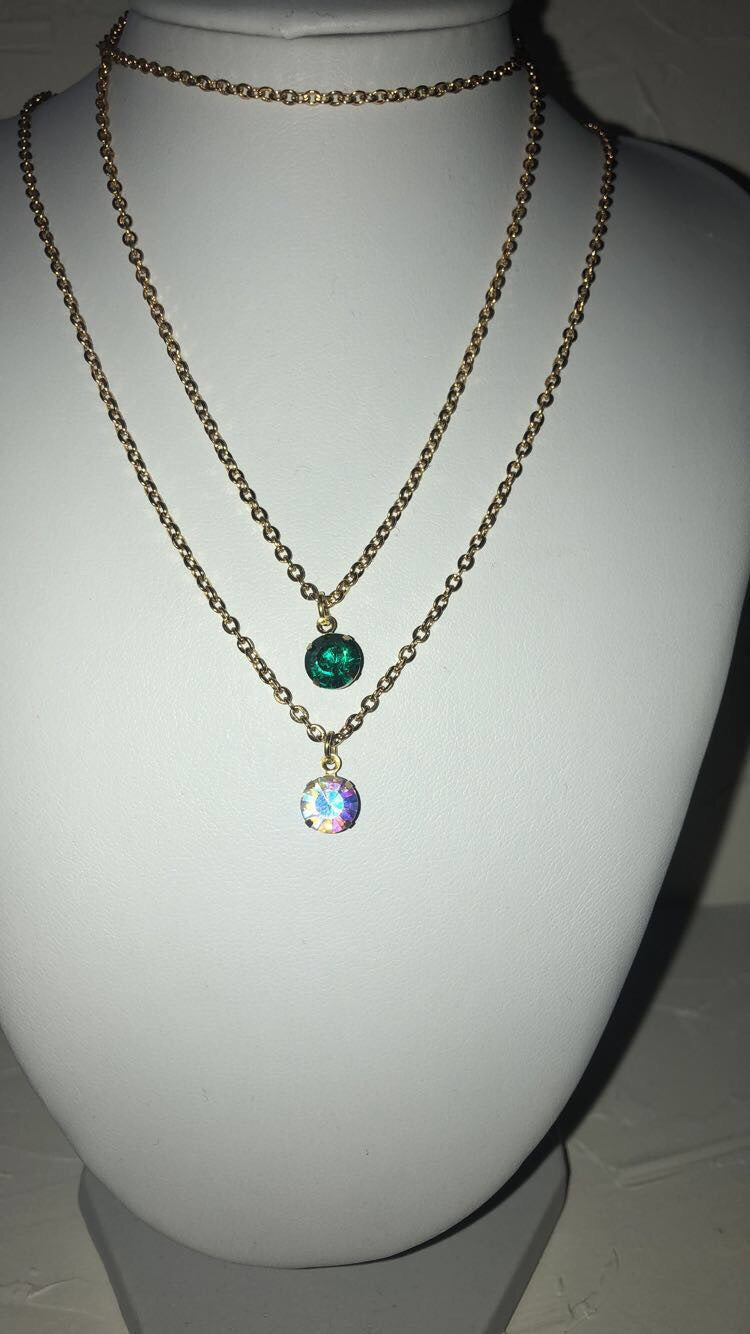 Icy drop necklace