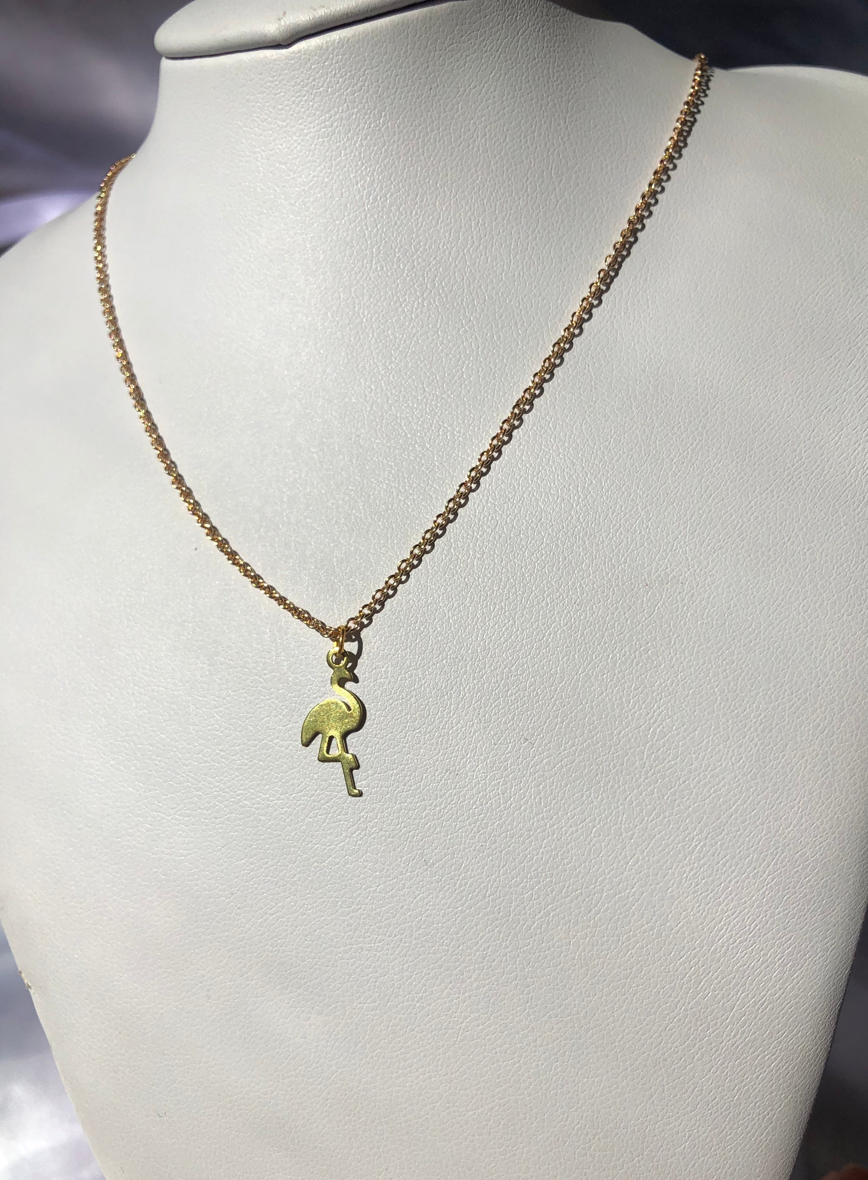 Flamingo necklace