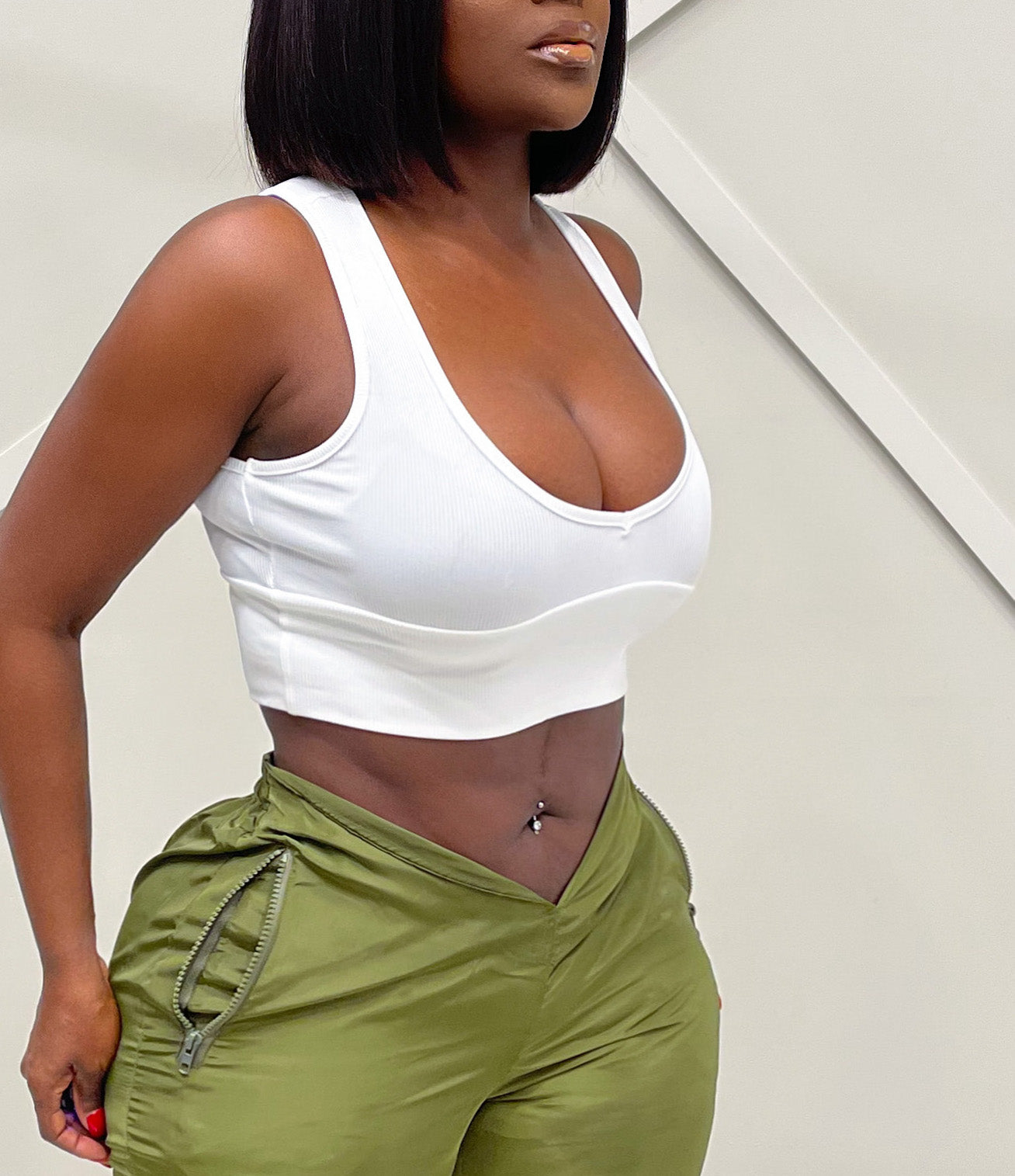 “ABBY” RIBBED TOP