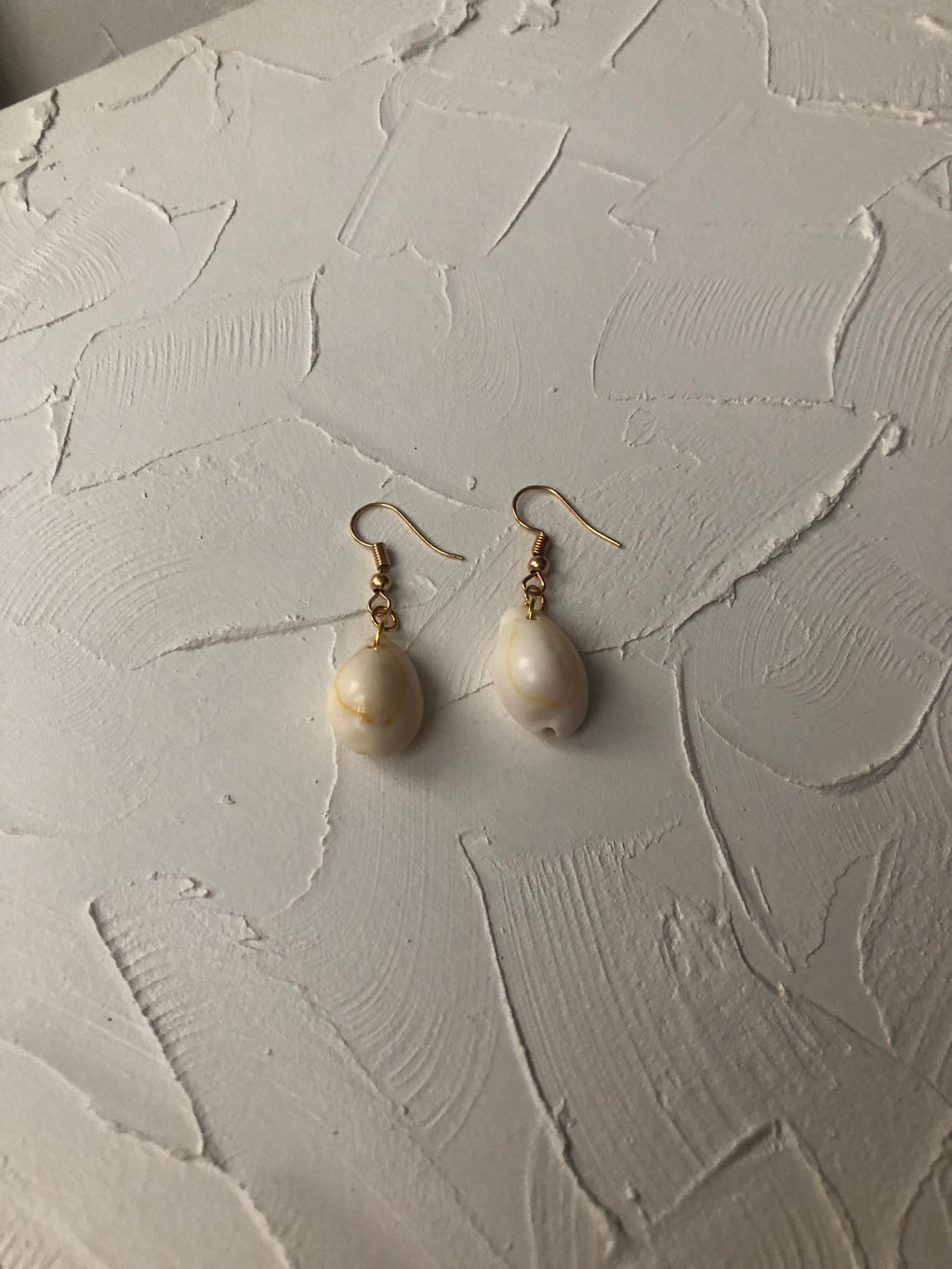 Small seashell earrings