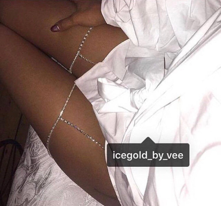 Luxe double leg bling