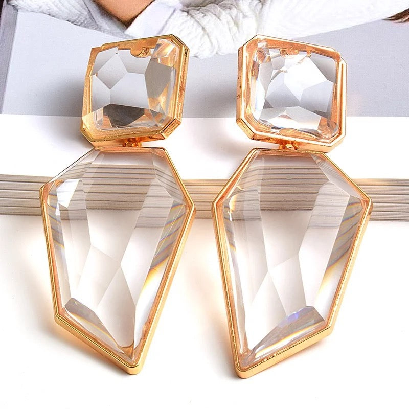 CRYSTAL GALORE EARRINGS