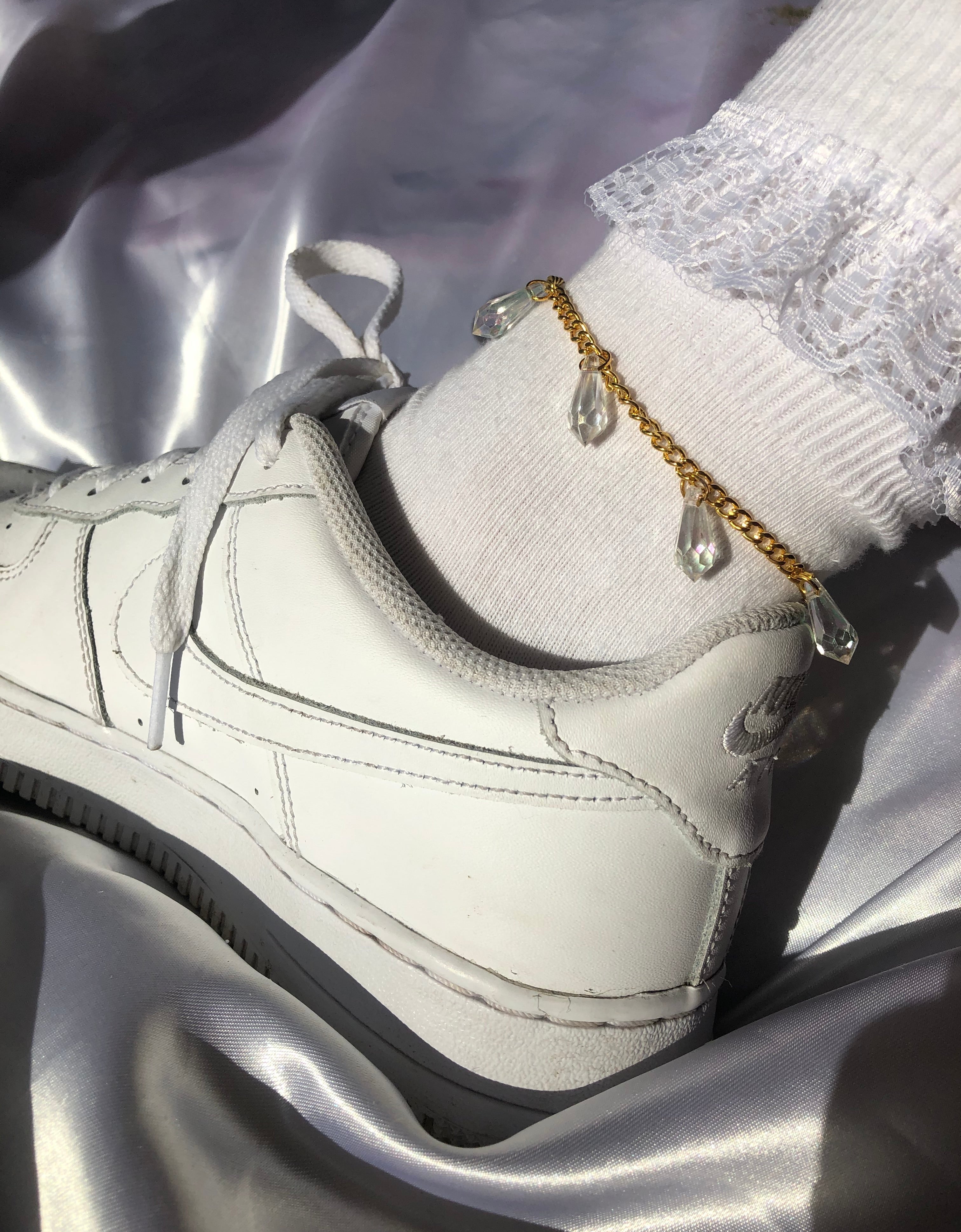 Rain drop anklet