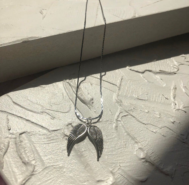 Angel wings necklace